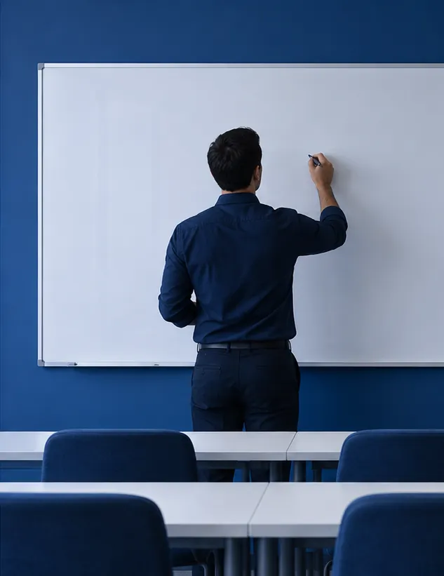 Encontro de adultos em formação sobre inteligência artificial